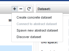 Metadata registry create dataset