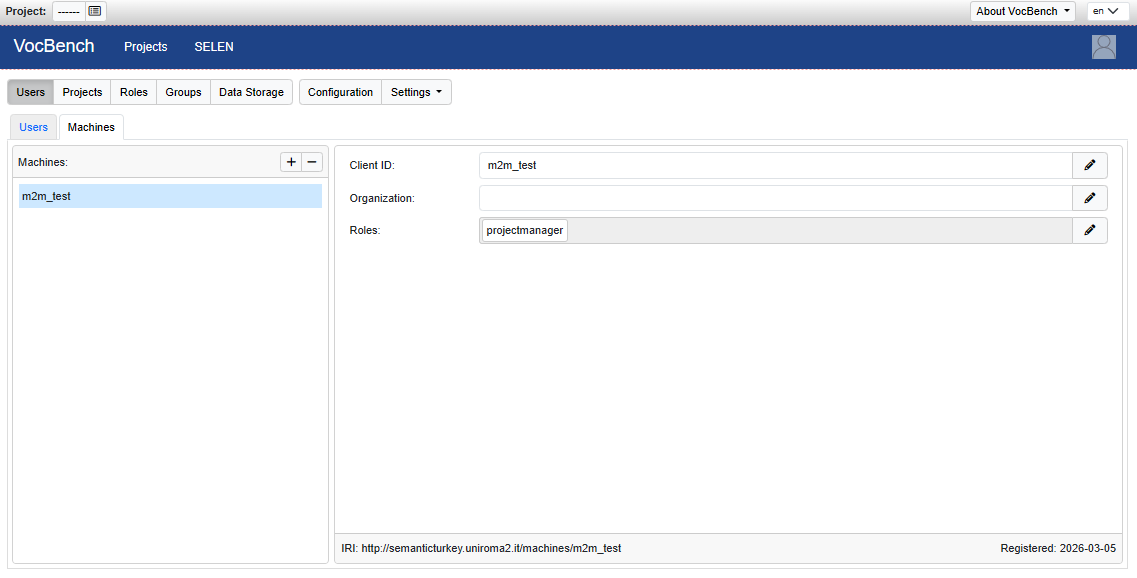 Machine Management