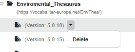 Concrete Dataset Context Menu